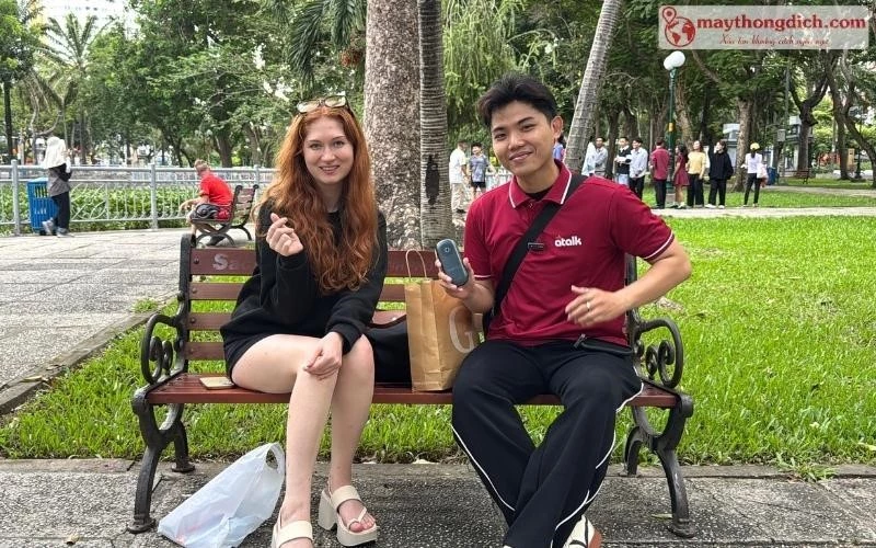 Máy dịch ngôn ngữ Atalk Plus+ với 3 tính năng nâng cấp mới - Dịch tự động không cần bấm nút